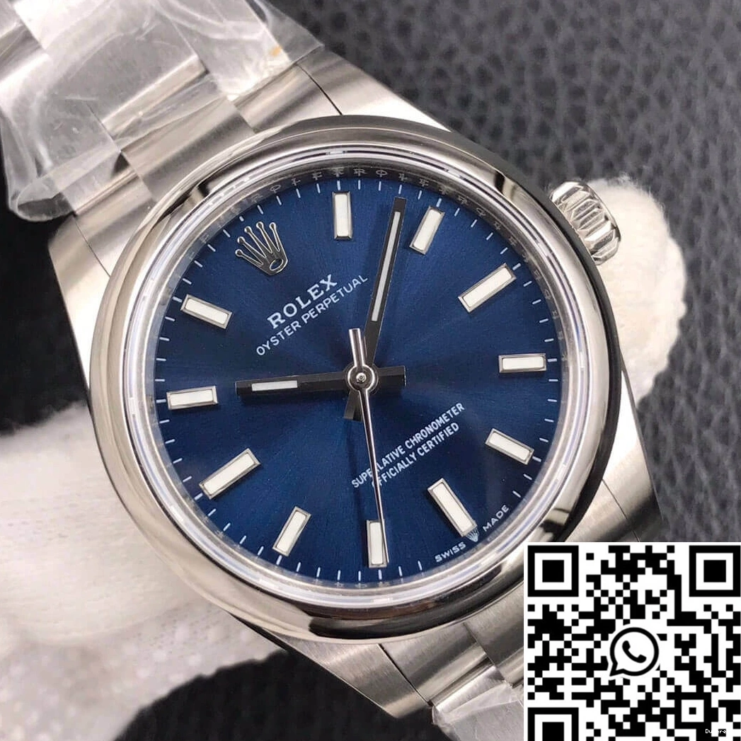 31MM GoodFit Blue Perpetual M277200-0003 1306 Dial EW Rolex Oyster Factory 0709